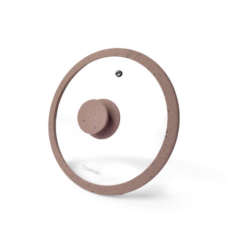 ARCADES 20 cm dangtis su marmuro apvadu, RUDAS (stiklas)