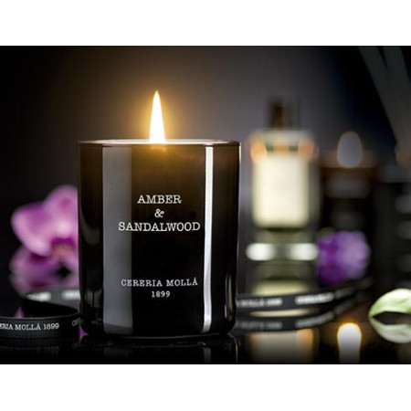 Kvapioji žvakė Cereria Molla Amber & Sandalwood 230 g